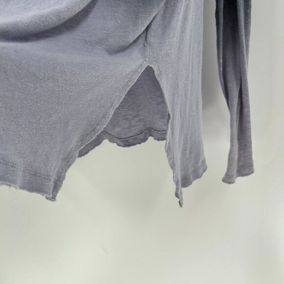 We the Free Ombre Purple Scoop Neck Distressed Long Sleeve Size Medium - Picture 5 of 9